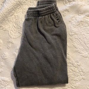 Large Grey Pink Victoria’s Secret sweatpants.